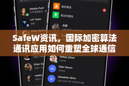 SafeW资讯，国际加密算法通讯应用如何重塑全球通信安全格局