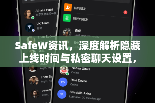 SafeW资讯，深度解析隐藏上线时间与私密聊天设置，守护你的数字隐私