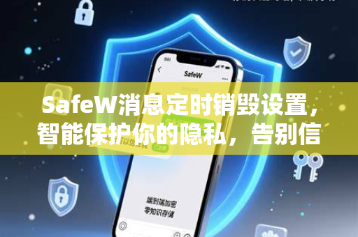 SafeW消息定时销毁设置，智能保护你的隐私，告别信息泄露焦虑