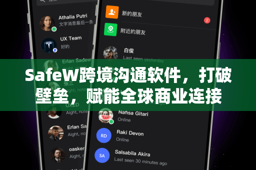 SafeW跨境沟通软件，打破壁垒，赋能全球商业连接