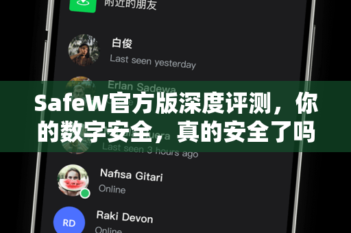 SafeW官方版深度评测，你的数字安全，真的安全了吗？