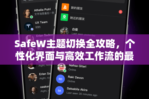 SafeW主题切换全攻略，个性化界面与高效工作流的最佳实践