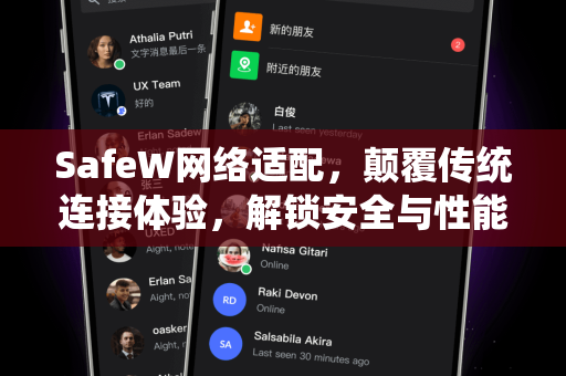 SafeW网络适配，颠覆传统连接体验，解锁安全与性能的双重保障