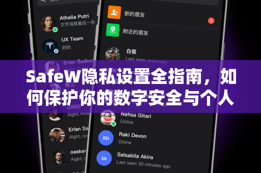 SafeW隐私设置全指南，如何保护你的数字安全与个人信息