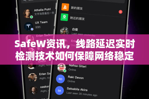 SafeW资讯，线路延迟实时检测技术如何保障网络稳定运行