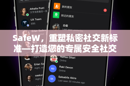 SafeW，重塑私密社交新标准—打造您的专属安全社交圈