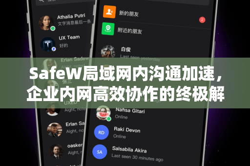 SafeW局域网内沟通加速，企业内网高效协作的终极解决方案
