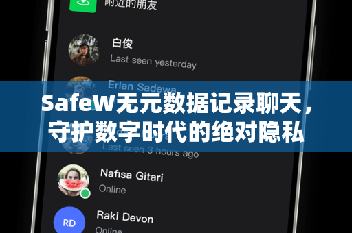 SafeW无元数据记录聊天，守护数字时代的绝对隐私