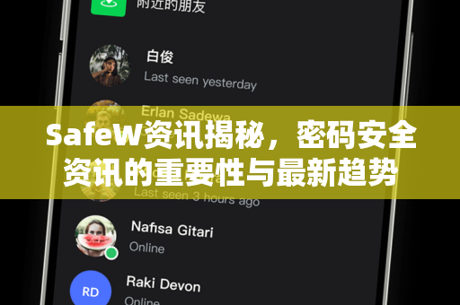 SafeW资讯揭秘，密码安全资讯的重要性与最新趋势