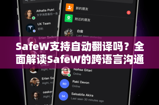 SafeW支持自动翻译吗？全面解读SafeW的跨语言沟通能力