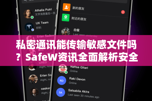 私密通讯能传输敏感文件吗？SafeW资讯全面解析安全策略