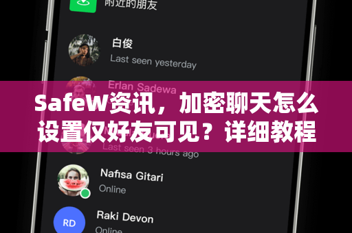 SafeW资讯，加密聊天怎么设置仅好友可见？详细教程与常见问题解答