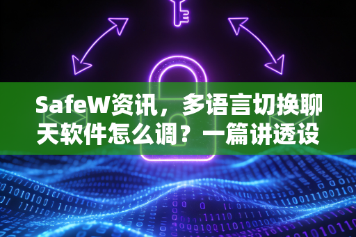 SafeW资讯，多语言切换聊天软件怎么调？一篇讲透设置技巧